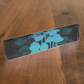 茂みの中のトアドストール デスクネームプレート (側面)