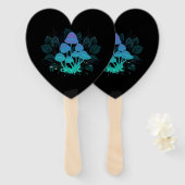 茂みの中のトアドストール ハンドファン (正面&裏面)