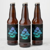 茂みの中のトアドストール ビールラベル (ボトル)