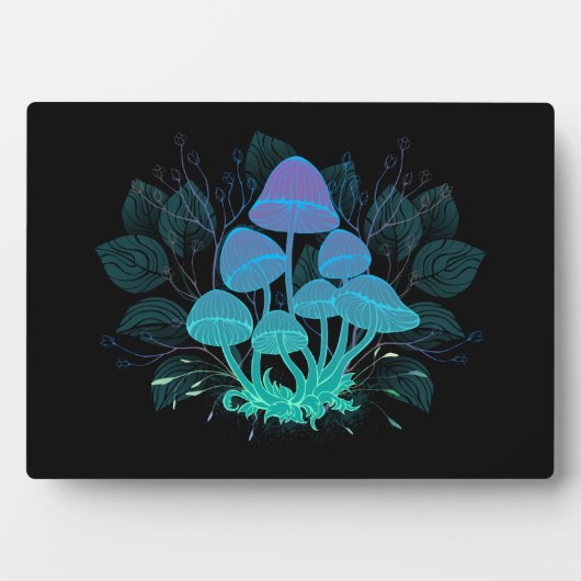 茂みの中のトアドストール フォトプラーク (正面)