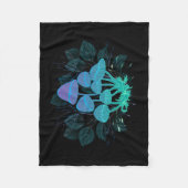 茂みの中のトアドストール フリースブランケット (正面)