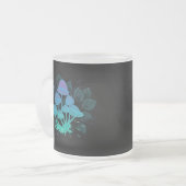 茂みの中のトアドストール フロストグラスマグカップ (正面左)