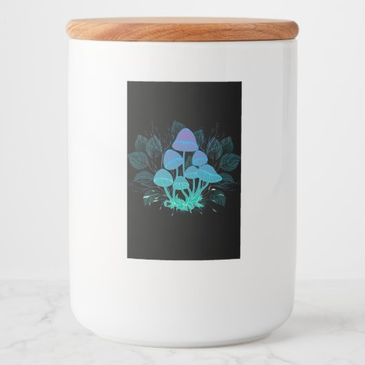 茂みの中のトアドストール フードラベル (正面)