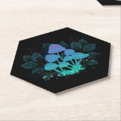 茂みの中のトアドストール ペーパーコースター (アングル)