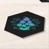 茂みの中のトアドストール ペーパーコースター (アングル)