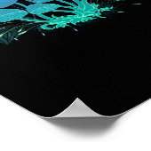 茂みの中のトアドストール ポスター (角)