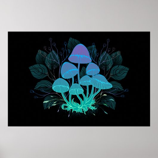 茂みの中のトアドストール ポスター (正面)