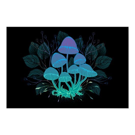 茂みの中のトアドストール ポスター (正面)