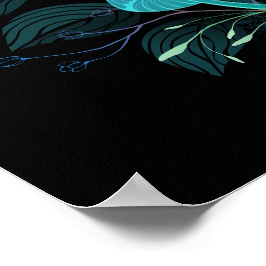 茂みの中のトアドストール ポスター (角)