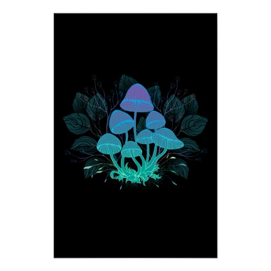 茂みの中のトアドストール ポスター (正面)