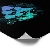 茂みの中のトアドストール ポスター (角)