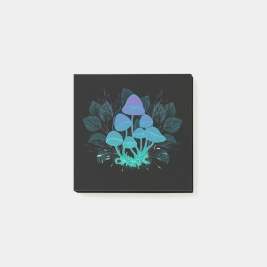 茂みの中のトアドストール ポストイット (正面)