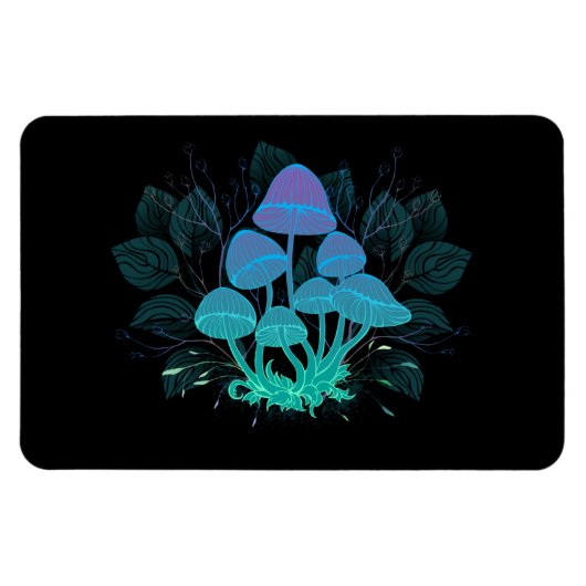 茂みの中のトアドストール マグネット (横)