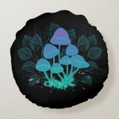 茂みの中のトアドストール ラウンドクッション (裏面)