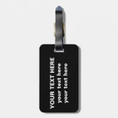 茂みの中のトアドストール ラゲッジタグ (裏面縦)