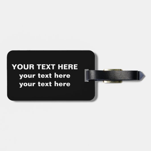 茂みの中のトアドストール ラゲッジタグ (裏面横)