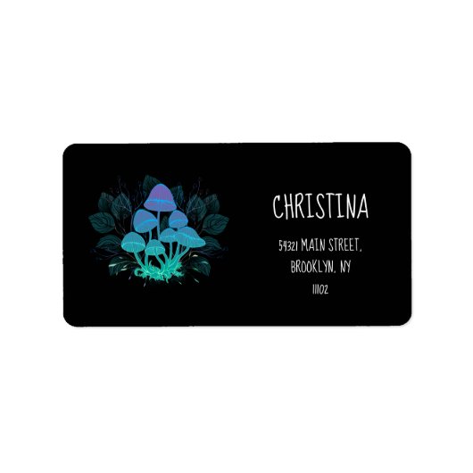 茂みの中のトアドストール ラベル (正面)