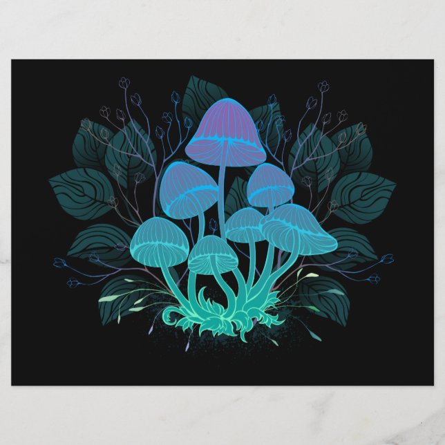 茂みの中のトアドストール レターヘッド (正面)