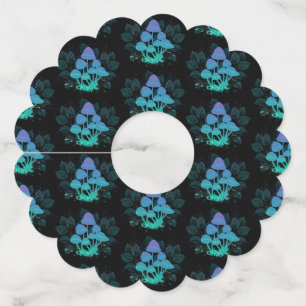 茂みの中のトアドストール ワイングラスタグ