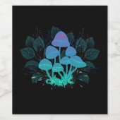 茂みの中のトアドストール ワインラベル (シングルラベル)