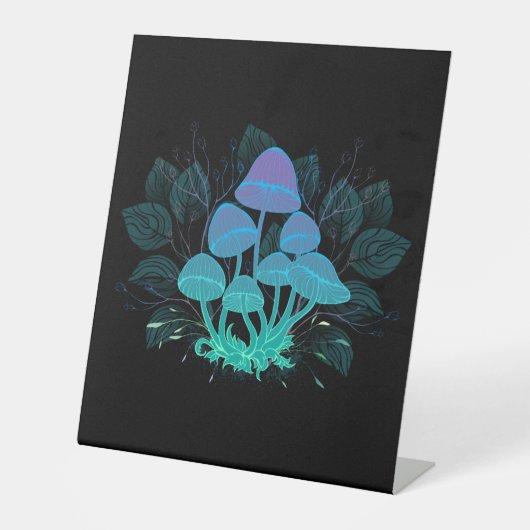 茂みの中のトアドストール 台座サイン (正面)