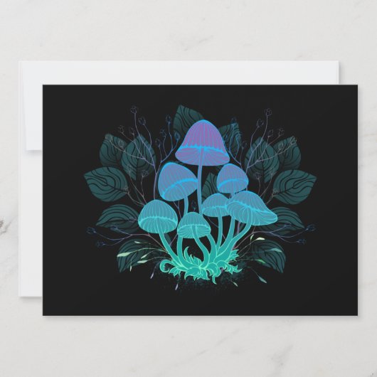 茂みの中のトアドストール 招待状 (正面)