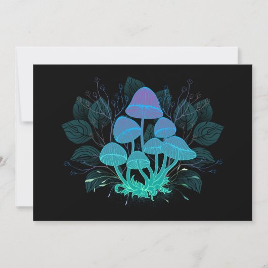 茂みの中のトアドストール 案内状 (正面)