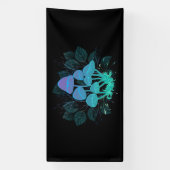 茂みの中のトアドストール 横断幕 (縦)