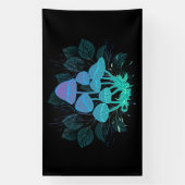 茂みの中のトアドストール 横断幕 (縦)