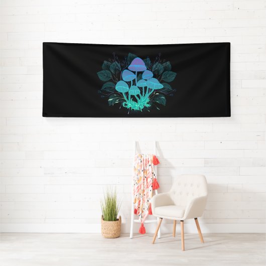 茂みの中のトアドストール 横断幕 (インサイチュ)