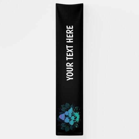 茂みの中のトアドストール 横断幕 (縦)