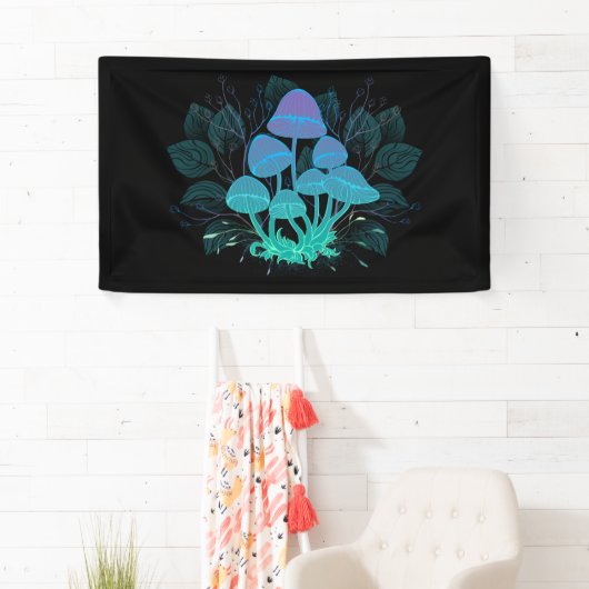 茂みの中のトアドストール 横断幕 (インサイチュ)