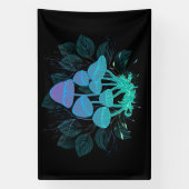 茂みの中のトアドストール 横断幕 (縦)