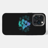茂みの中の毒キノコ iPhoneケース (裏面横)