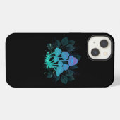 茂みの中の毒キノコ iPhoneケース (裏面横)