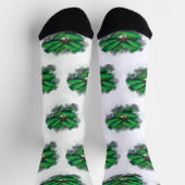 茂みの中の猫 ソックス (上部)