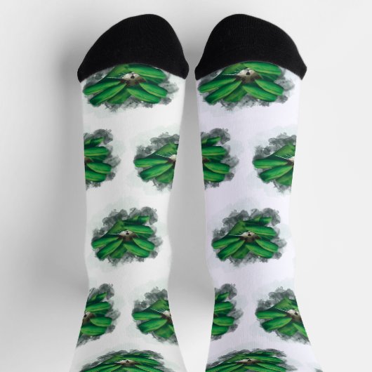 茂みの中の猫 ソックス (上部)