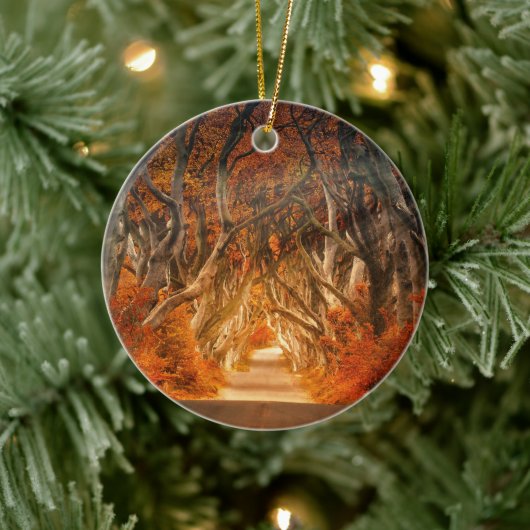 茂みの秋 セラミックオーナメント (ツリー)