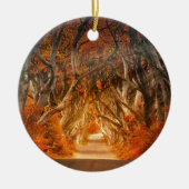 茂みの秋 セラミックオーナメント (正面)