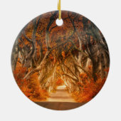 茂みの秋 セラミックオーナメント (裏面)