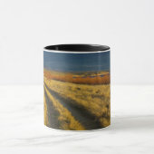 茂みの赤い樹皮が夕日に照らされる マグカップ (中央)