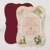 茂ビクトリアン園バチェロレッテ 招待状 (正面/裏面)