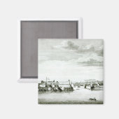 茂呂城と都市の展望 マグネット (正面/裏面)