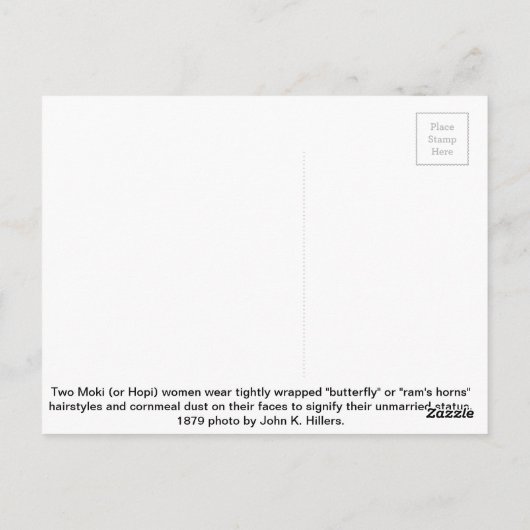 茂木女子, 1879 ポストカード (裏面)