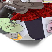 茂木子城 ポスター (角)