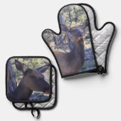 茂瀬 鍋つかみ&鍋敷きセット (正面/裏面)