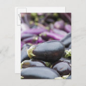 茄子の山 ポストカード (正面/裏面)