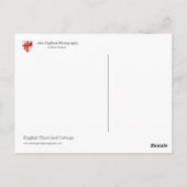 茅葺きの小屋 ポストカード (裏面)