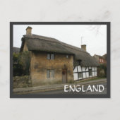 茅葺きの小屋 ポストカード (正面)