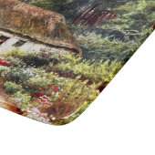 茅葺きコテージガラス切断板、小 カッティングボード (角)